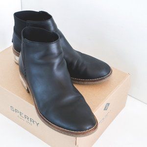SPERRY | Black Leather Chelsea Boots